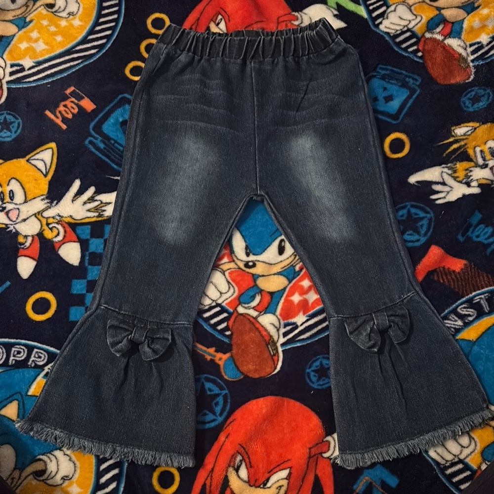 Stylish Kids Denim Flared Bottoms